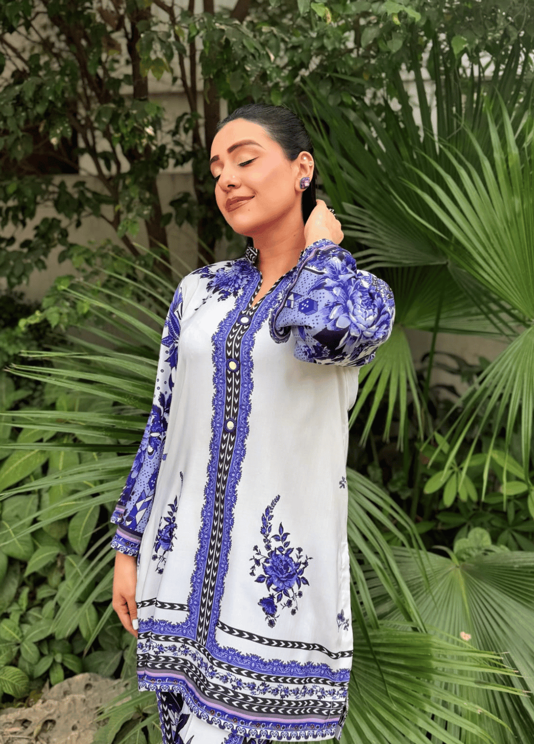 Syra's Atelier RTW Printed Swiss Lawn 2 Piece Suit Vania Casual Collection