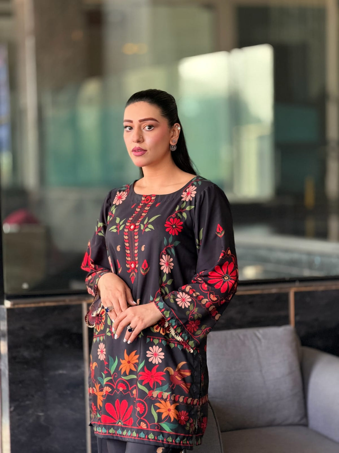 Syra's Atelier RTW Printed Swiss Lawn 2 Piece Suit Kayaa Casual Collection