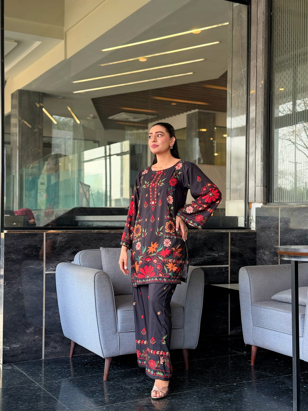 Syra's Atelier RTW Printed Swiss Lawn 2 Piece Suit Kayaa Casual Collection