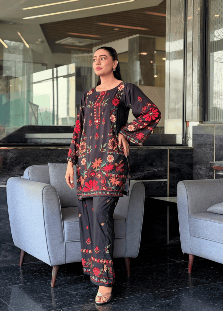 Syra's Atelier RTW Printed Swiss Lawn 2 Piece Suit Kayaa Casual Collection