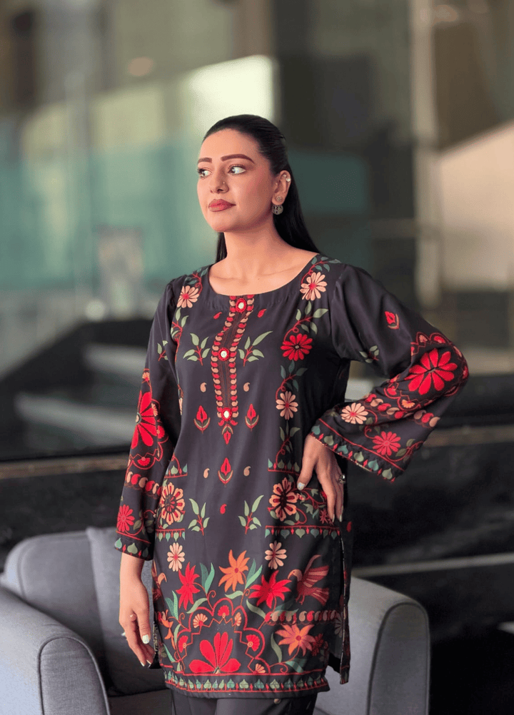 Syra's Atelier RTW Printed Swiss Lawn 2 Piece Suit Kayaa Casual Collection