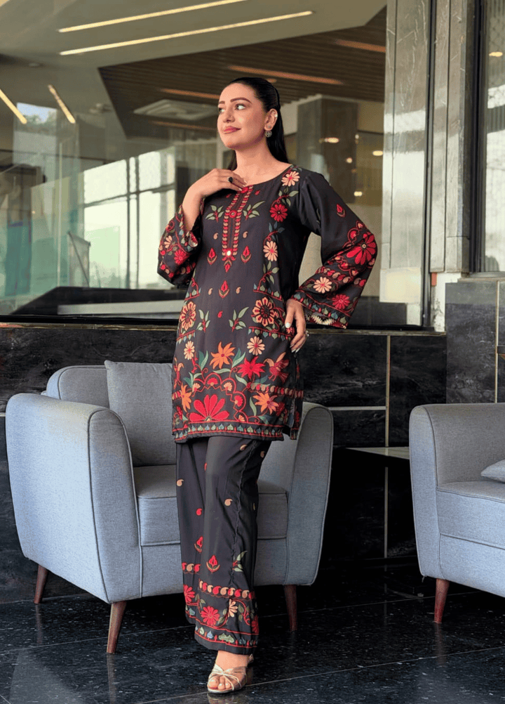 Syra's Atelier RTW Printed Swiss Lawn 2 Piece Suit Kayaa Casual Collection