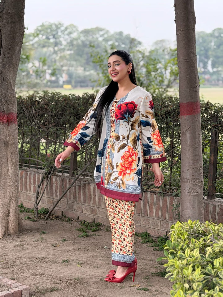Syra's Atelier RTW Printed Swiss Lawn 2 Piece Suit AYRE Casual Collection