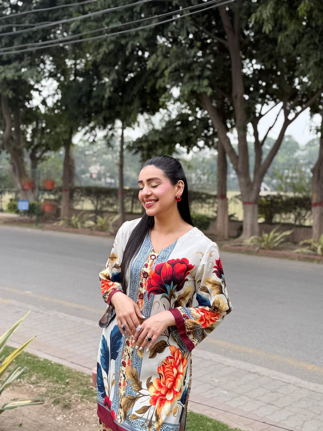 Syra's Atelier RTW Printed Swiss Lawn 2 Piece Suit AYRE Casual Collection