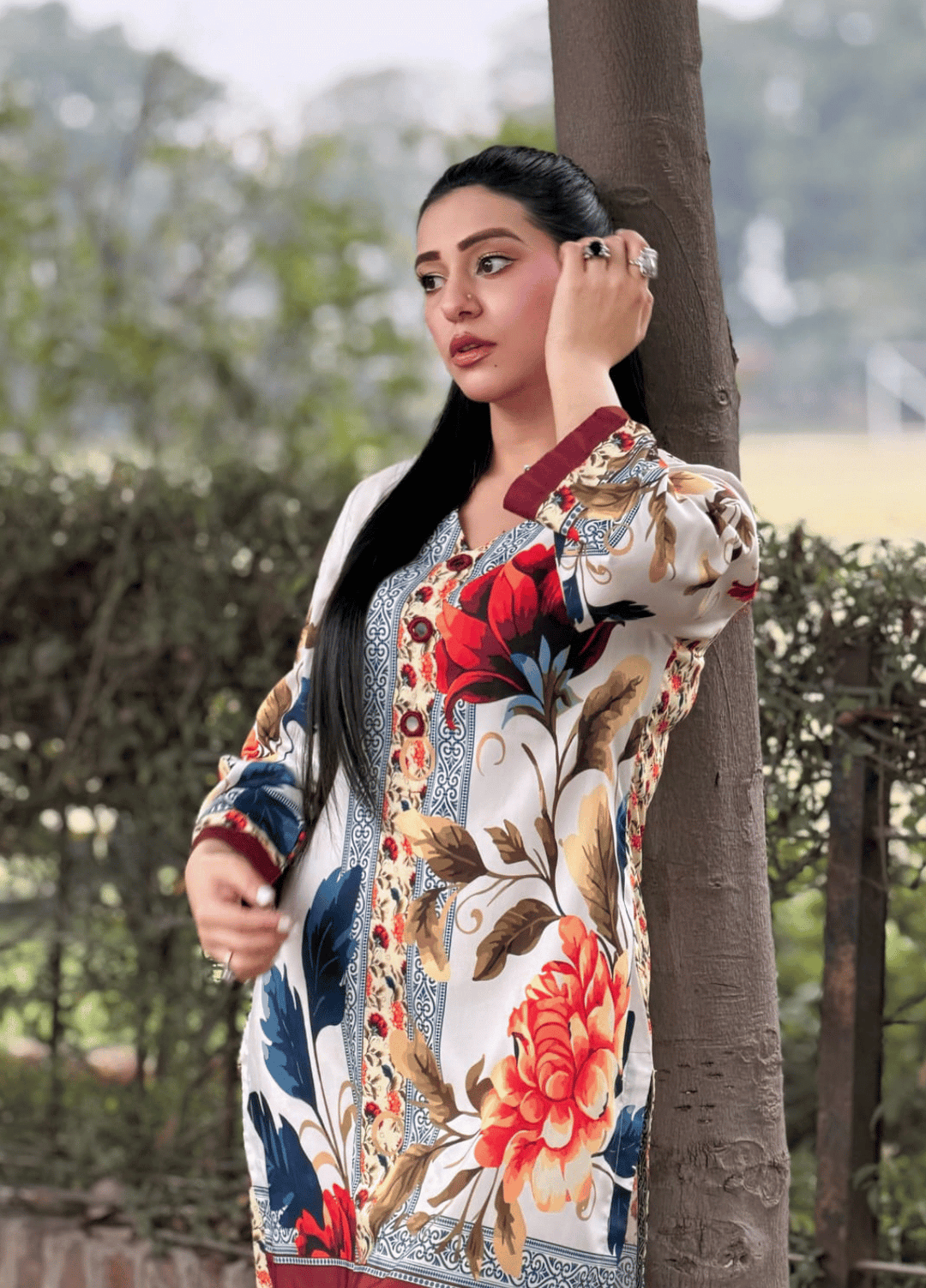 Syra's Atelier RTW Printed Swiss Lawn 2 Piece Suit AYRE Casual Collection