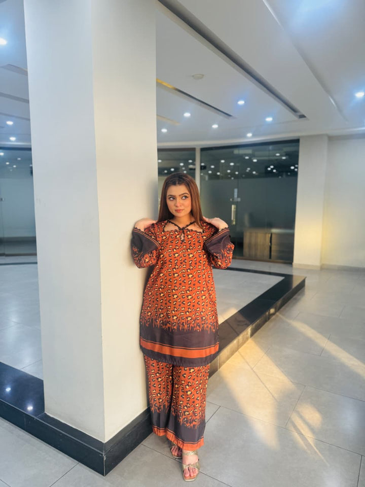 Syra's Atelier RTW Printed Swiss Lawn 2 Piece Suit Aafiya Casual Collection