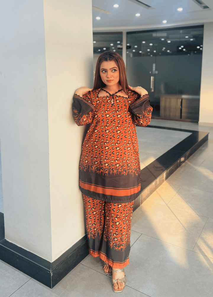 Syra's Atelier RTW Printed Swiss Lawn 2 Piece Suit Aafiya Casual Collection