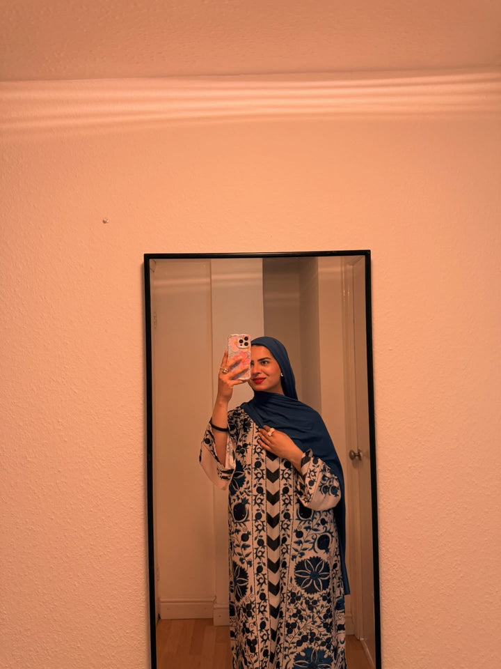 Syra's Atelier RTW Printed Lawn 2 Piece Suit Nahel Kaftan Casual Collection