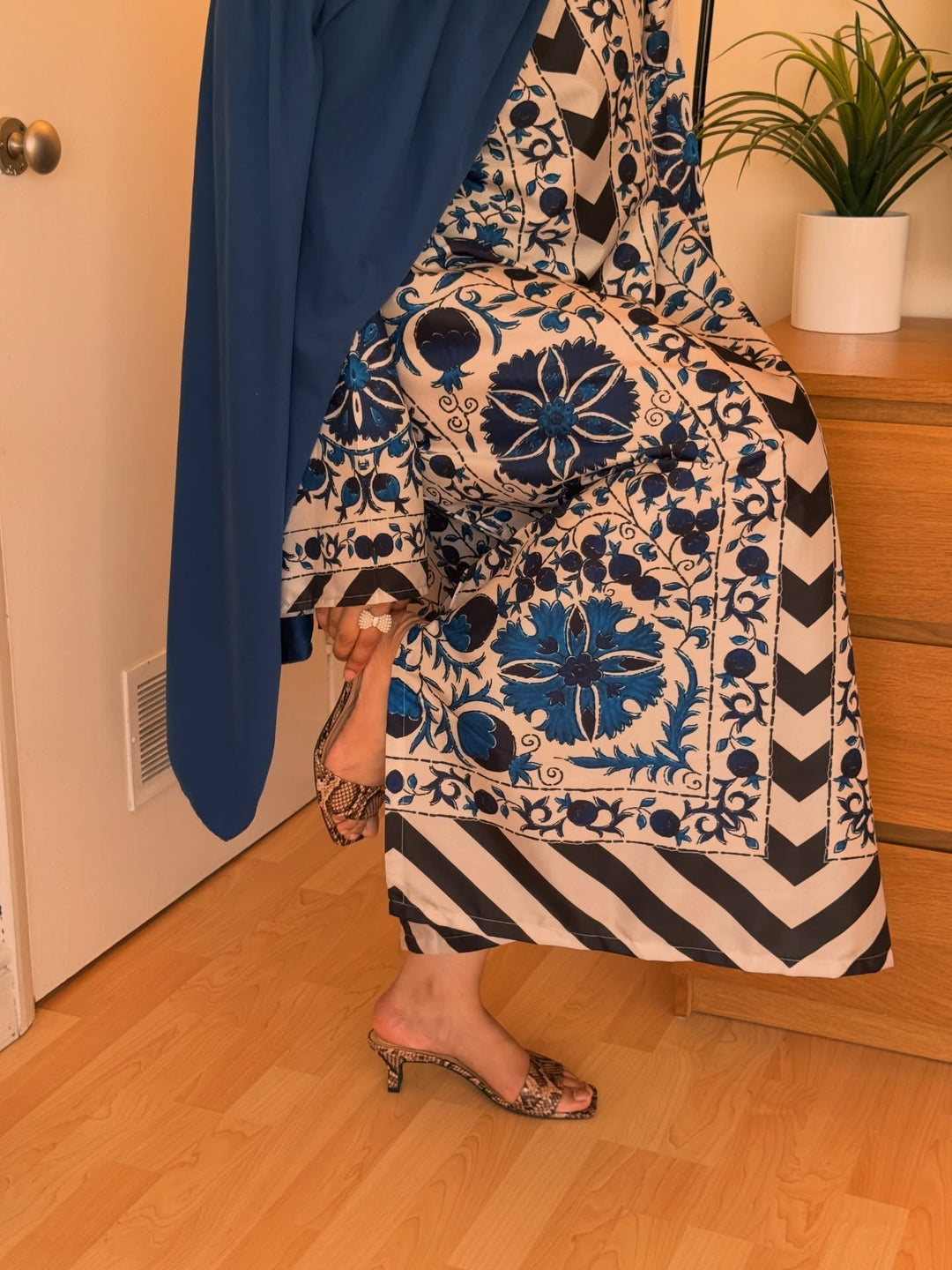 Syra's Atelier RTW Printed Lawn 2 Piece Suit Nahel Kaftan Casual Collection