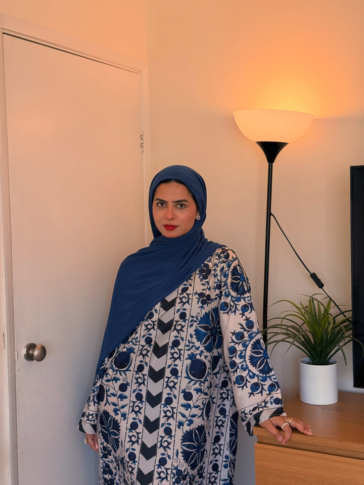 Syra's Atelier RTW Printed Lawn 2 Piece Suit Nahel Kaftan Casual Collection