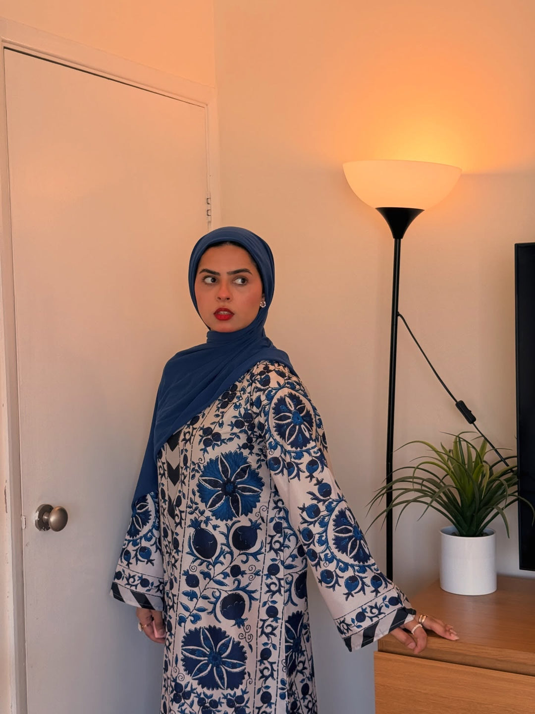 Syra's Atelier RTW Printed Lawn 1 Piece Suit Nahel Kaftan Casual Collection