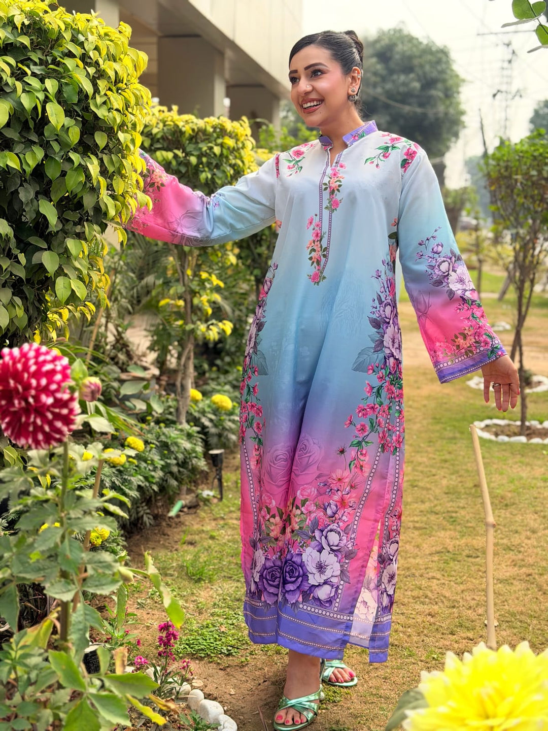 Syra's Atelier RTW Printed Grip 1 Piece Suit SERENA Kaftan Casual Collection