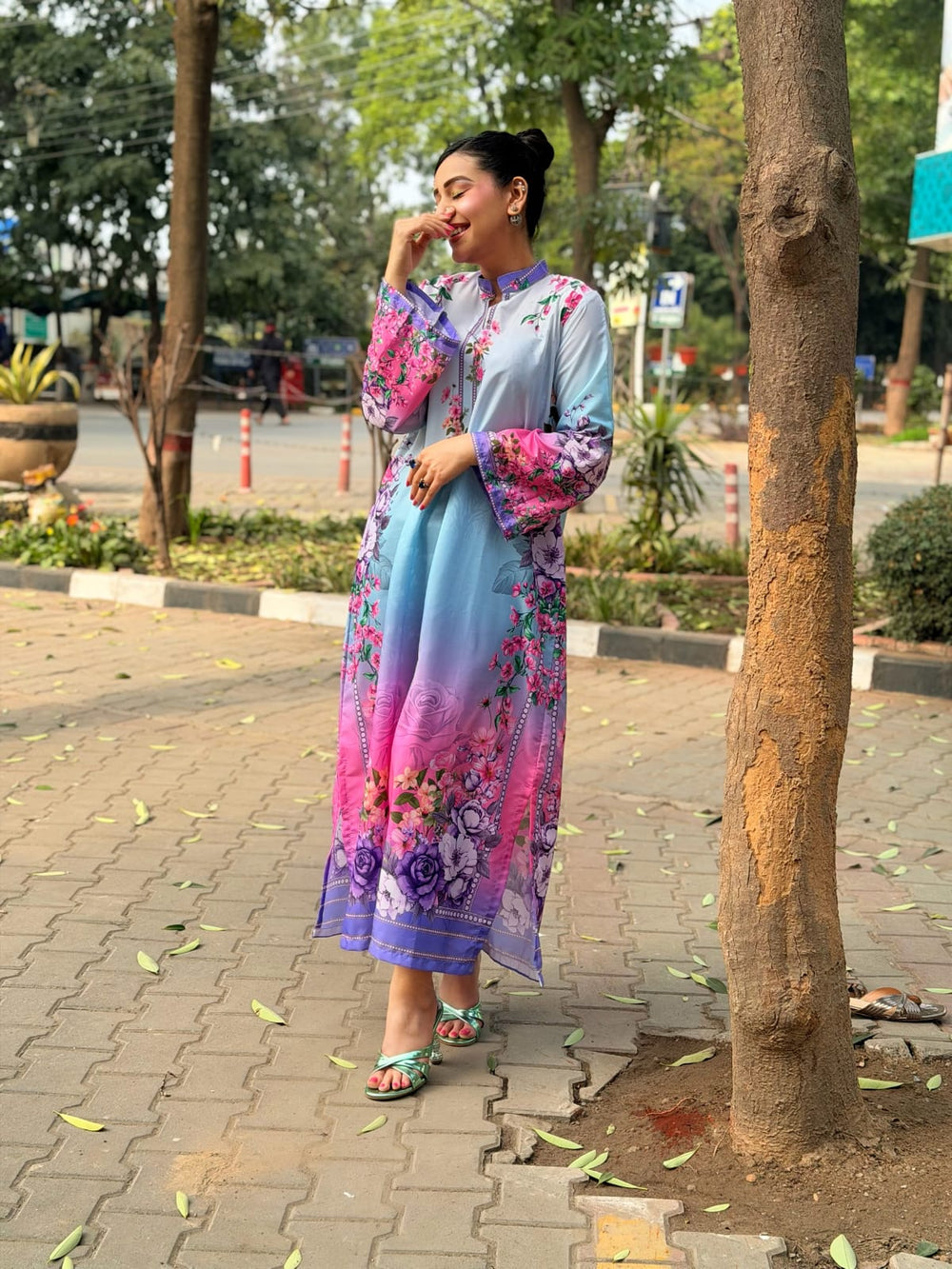 Syra's Atelier RTW Printed Grip 1 Piece Suit SERENA Kaftan Casual Collection