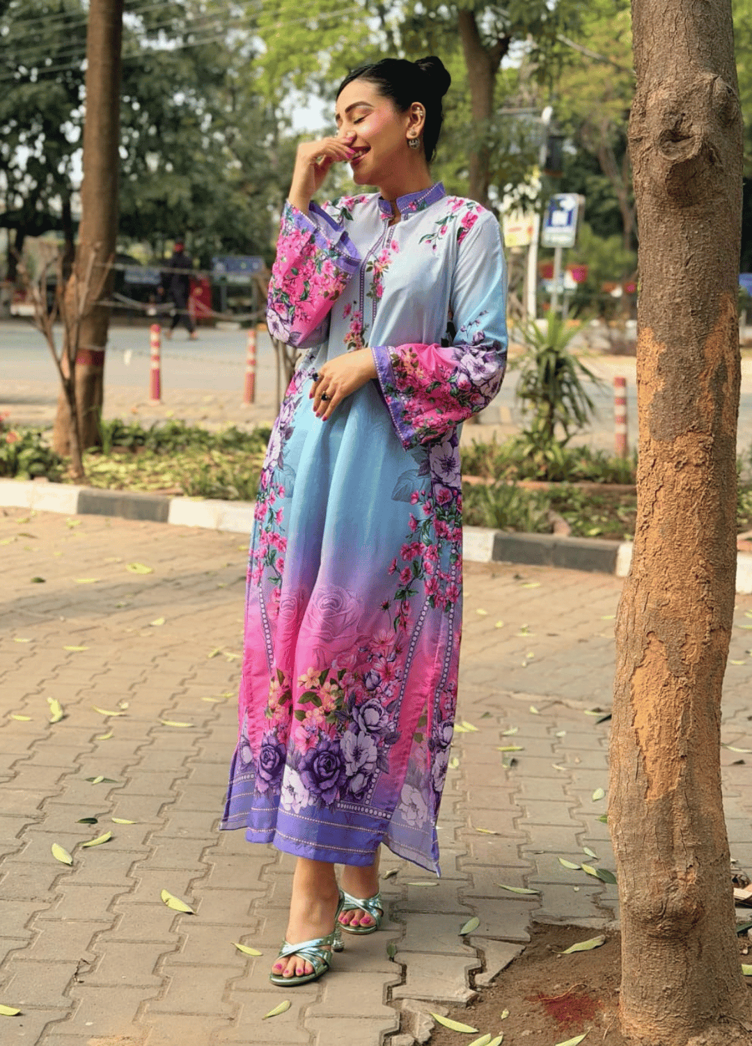 Syra's Atelier RTW Printed Grip 1 Piece Suit SERENA Kaftan Casual Collection