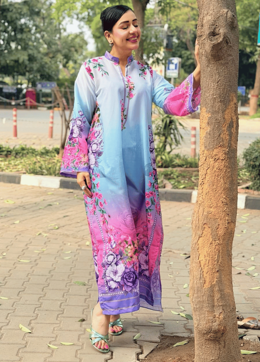 Syra's Atelier RTW Printed Grip 1 Piece Suit SERENA Kaftan Casual Collection