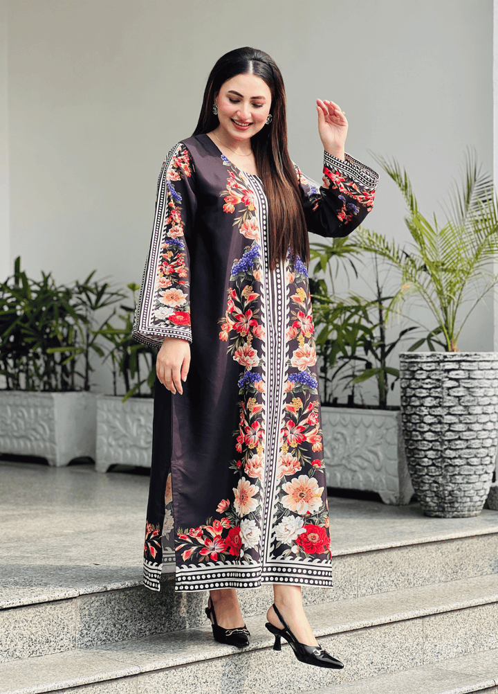 Syra's Atelier RTW Printed Grip 2 Piece Suit NERA Kaftan Casual Collection