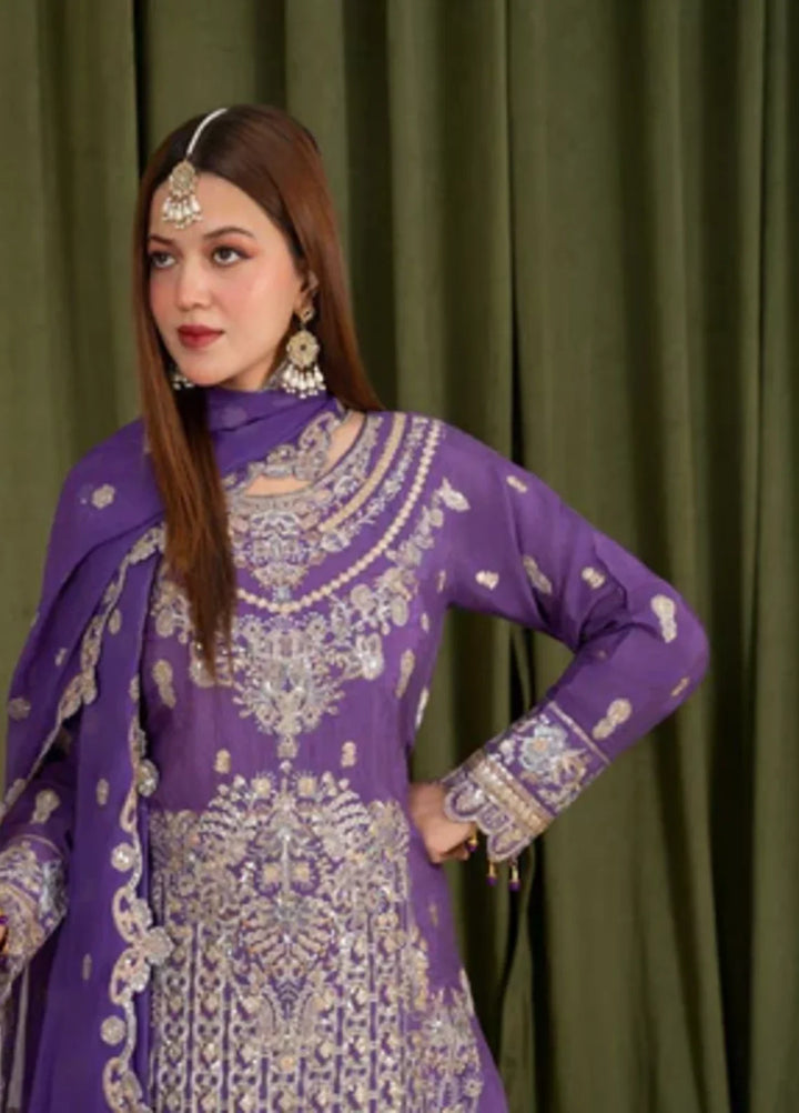 Sehrish by Maherposh RTW Embroidered Lawn 3 Piece Suit MP-SR-06 AMETHYST ROYAL Festive Collection
