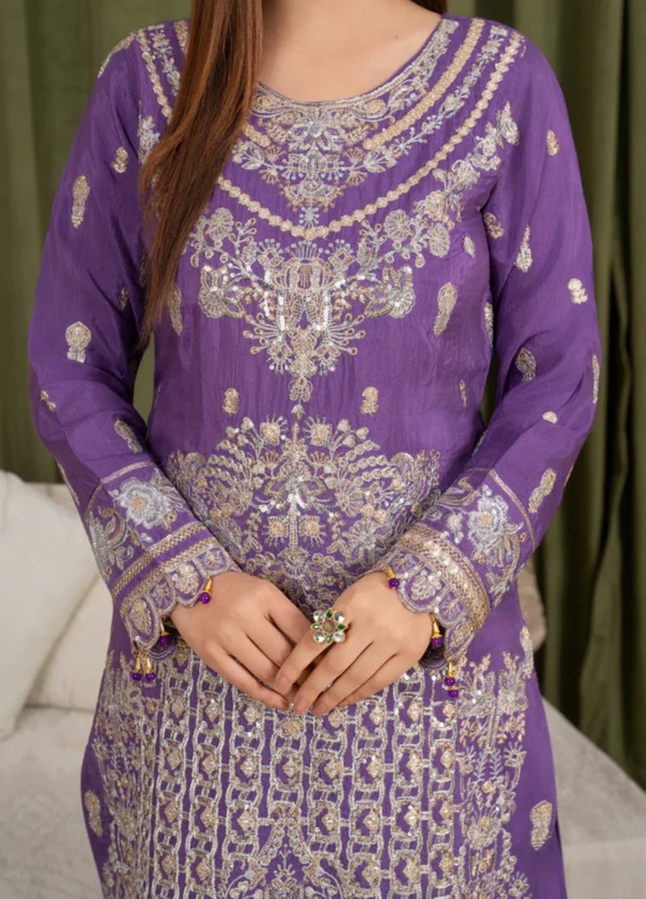 Sehrish by Maherposh RTW Embroidered Lawn 3 Piece Suit MP-SR-06 AMETHYST ROYAL Festive Collection