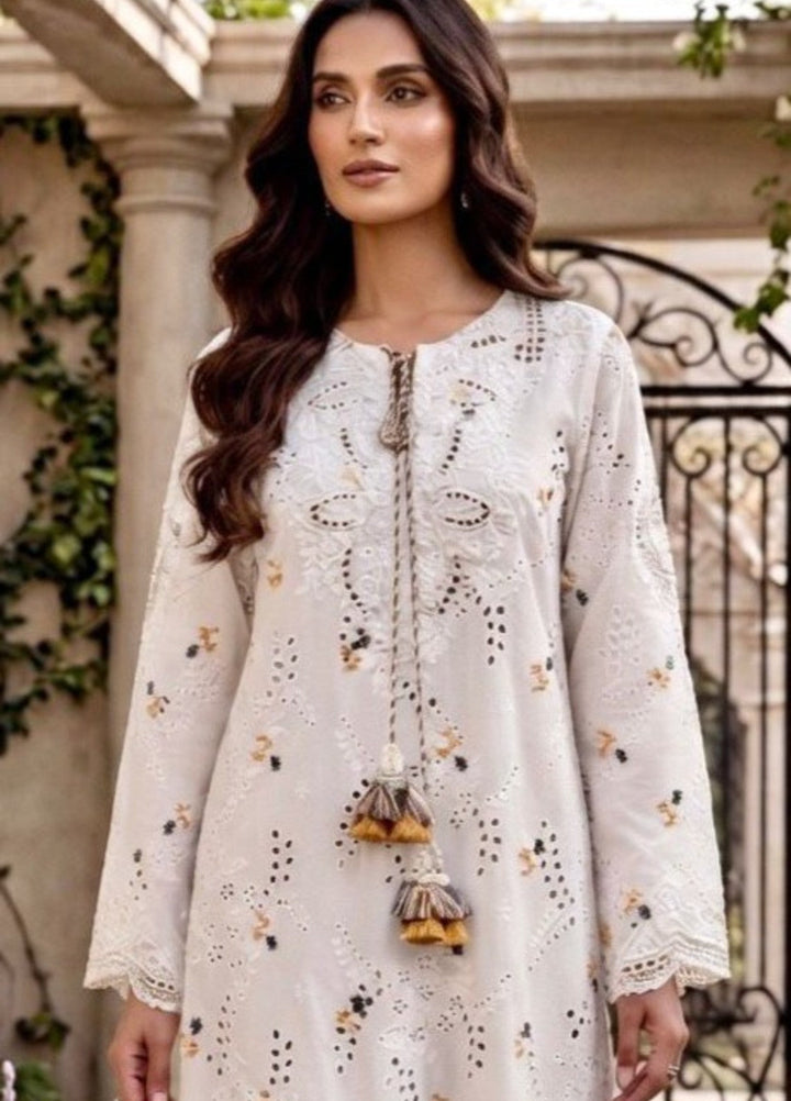 House of Nyyra Women RTW Embroidered Chikankari 1 Piece Suit Ivy Summer Collection