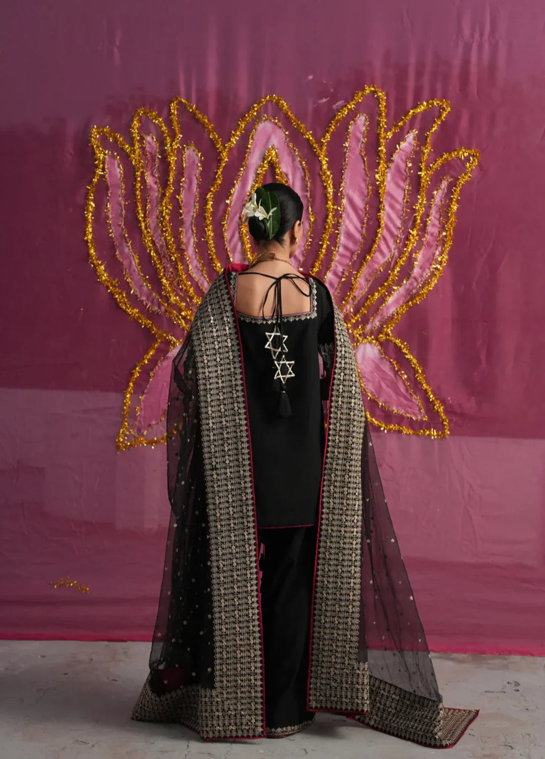 Koel by Jahaan RTW Embroidered Indian Raw Silk 3 Piece Suit Kaaf Festive Collection