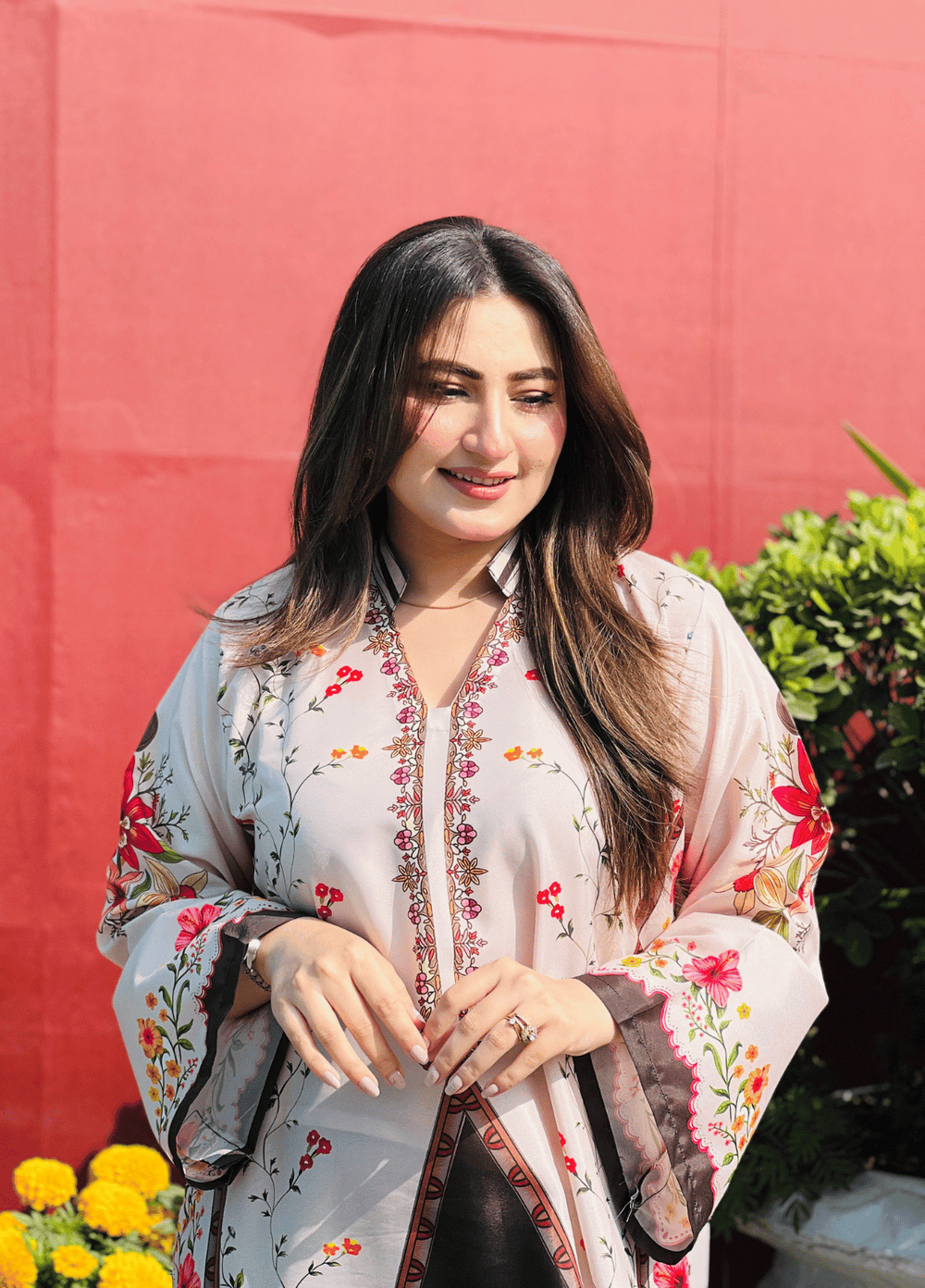Syra's Atelier Women RTW Printed Grip 1 Piece Suit Guleza Kaftan Summer Collection