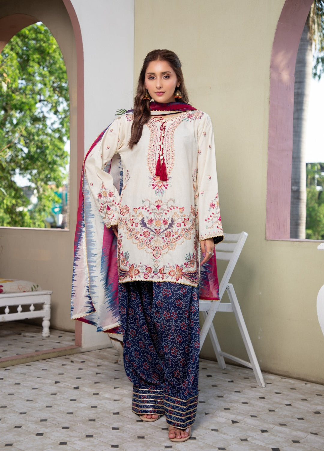 Syra's Atelier Women RTW Embroidered Lawn 3 Piece Suit Roya Farshi Festive Collection