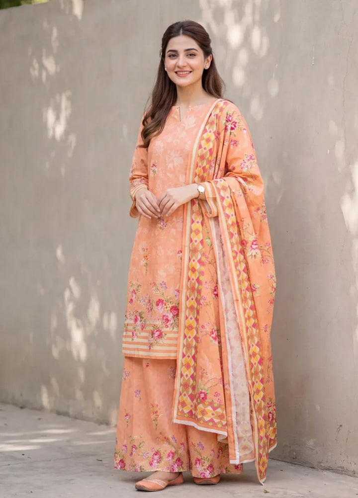 Salitex Women Unstitched Printed Lawn 3 Piece Suit SUNS8ASI530 Casual Collection
