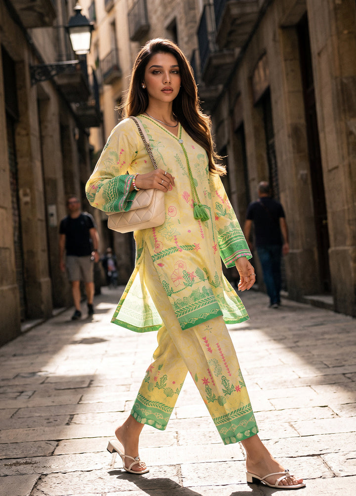 Bella Vacanza by Sahane RTW Printed Poly 2 Piece Suit PY7010 Casual Collection