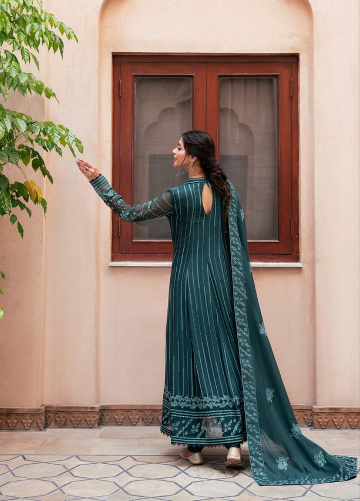 Rusukh by Sahane Unstitched Embroidered Chiffon 3 Piece Suit DILBARO Festive Collection
