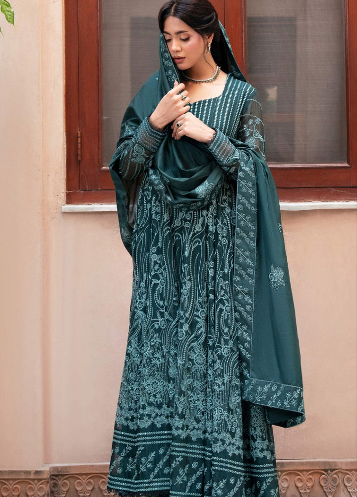 Rusukh by Sahane Unstitched Embroidered Chiffon 3 Piece Suit DILBARO Festive Collection