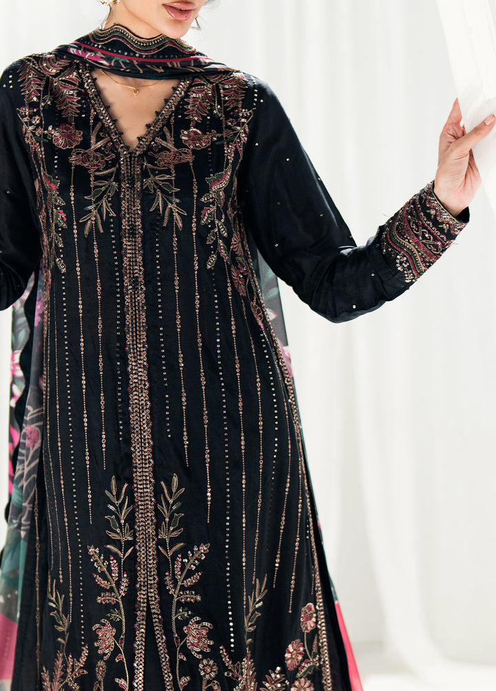 Efsun by Sahane Women RTW Embroidered Raw Silk 3 Piece Suit FP8803 Efsun Festive Collection