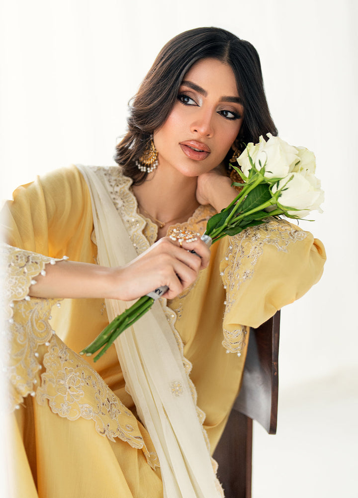 Efsun by Sahane Women RTW Embroidered Raw Silk 3 Piece Suit FP8804 Guher Festive Collection