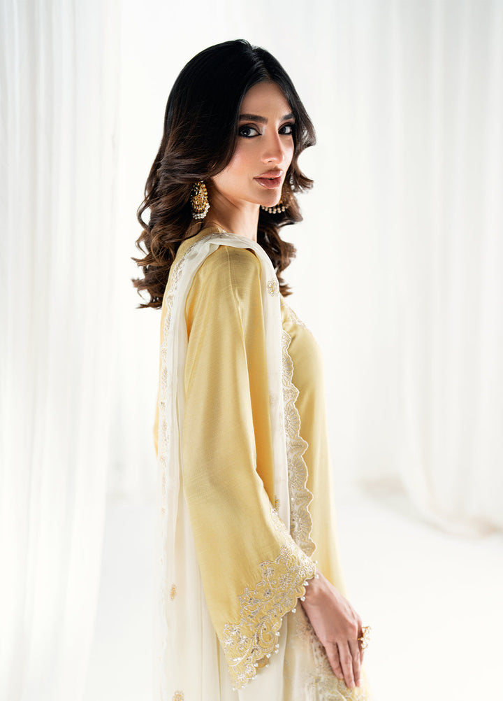 Efsun by Sahane Women RTW Embroidered Raw Silk 3 Piece Suit FP8804 Guher Festive Collection