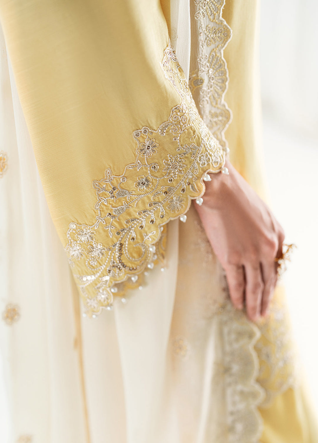 Efsun by Sahane Women RTW Embroidered Raw Silk 3 Piece Suit FP8804 Guher Festive Collection
