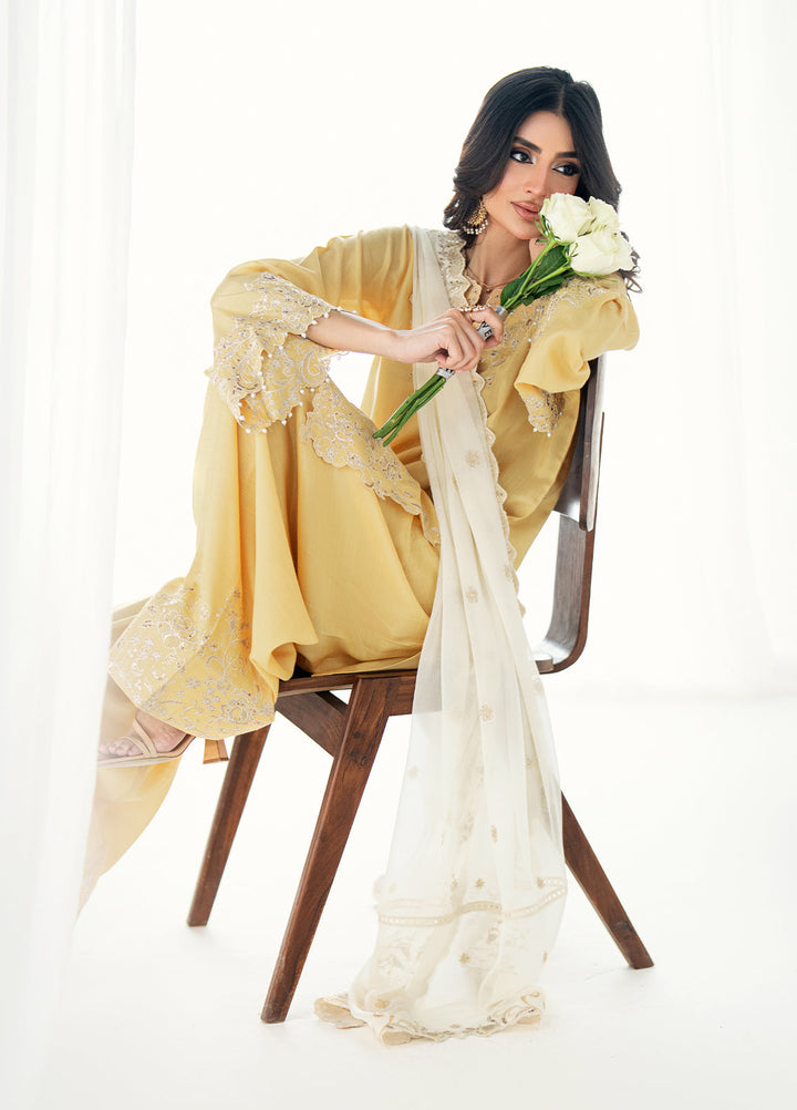 Efsun by Sahane Women RTW Embroidered Raw Silk 3 Piece Suit FP8804 Guher Festive Collection