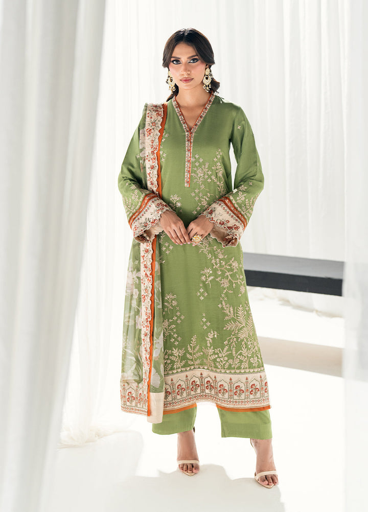 Efsun by Sahane Women RTW Embroidered Raw Silk 3 Piece Suit FP8805 Asalet Festive Collection