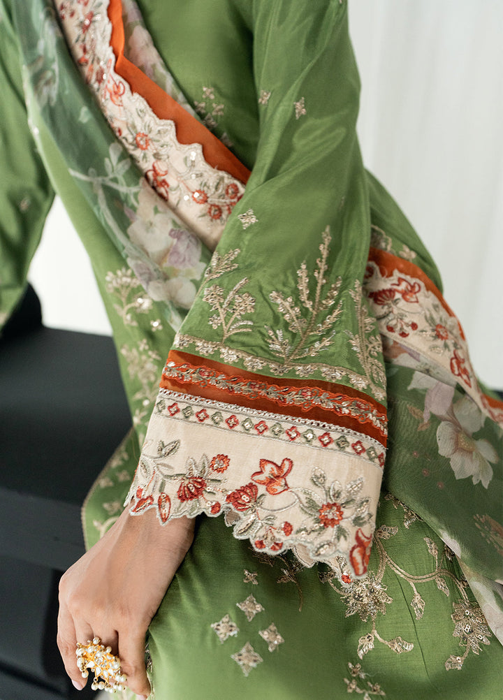 Efsun by Sahane Women RTW Embroidered Raw Silk 3 Piece Suit FP8805 Asalet Festive Collection