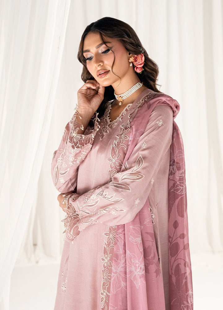 Efsun by Sahane Women RTW Embroidered Raw Silk 3 Piece Suit FP8807 Lale Festive Collection