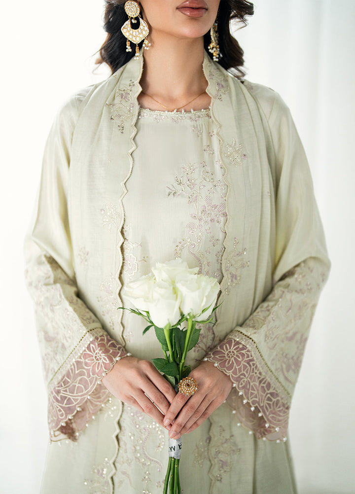 Efsun by Sahane Women RTW Embroidered Raw Silk 3 Piece Suit FP8809 Lustre Festive Collection