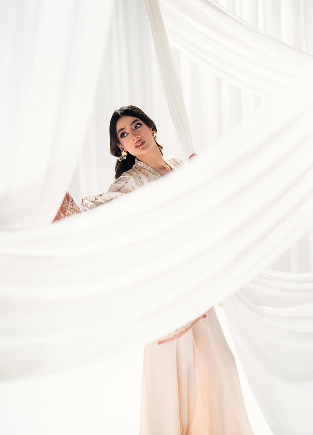Efsun by Sahane Women RTW Embroidered Sheesh Silk 3 Piece Suit FP8812 Reverie Festive Collection