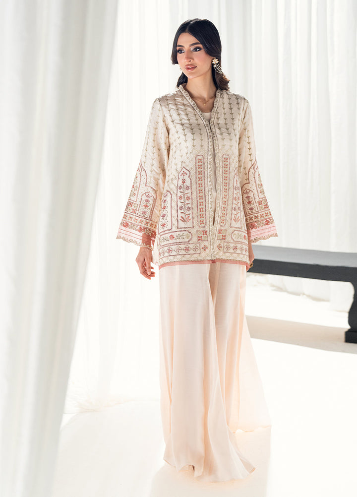 Efsun by Sahane Women RTW Embroidered Sheesh Silk 3 Piece Suit FP8812 Reverie Festive Collection