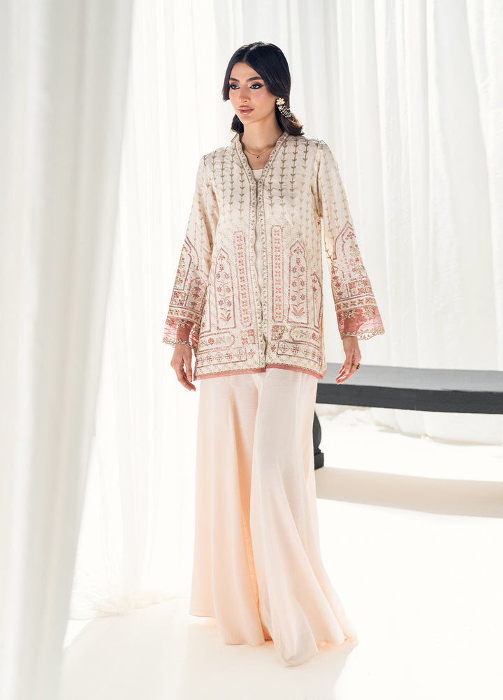 Efsun by Sahane Women RTW Embroidered Sheesh Silk 3 Piece Suit FP8812 Reverie Festive Collection