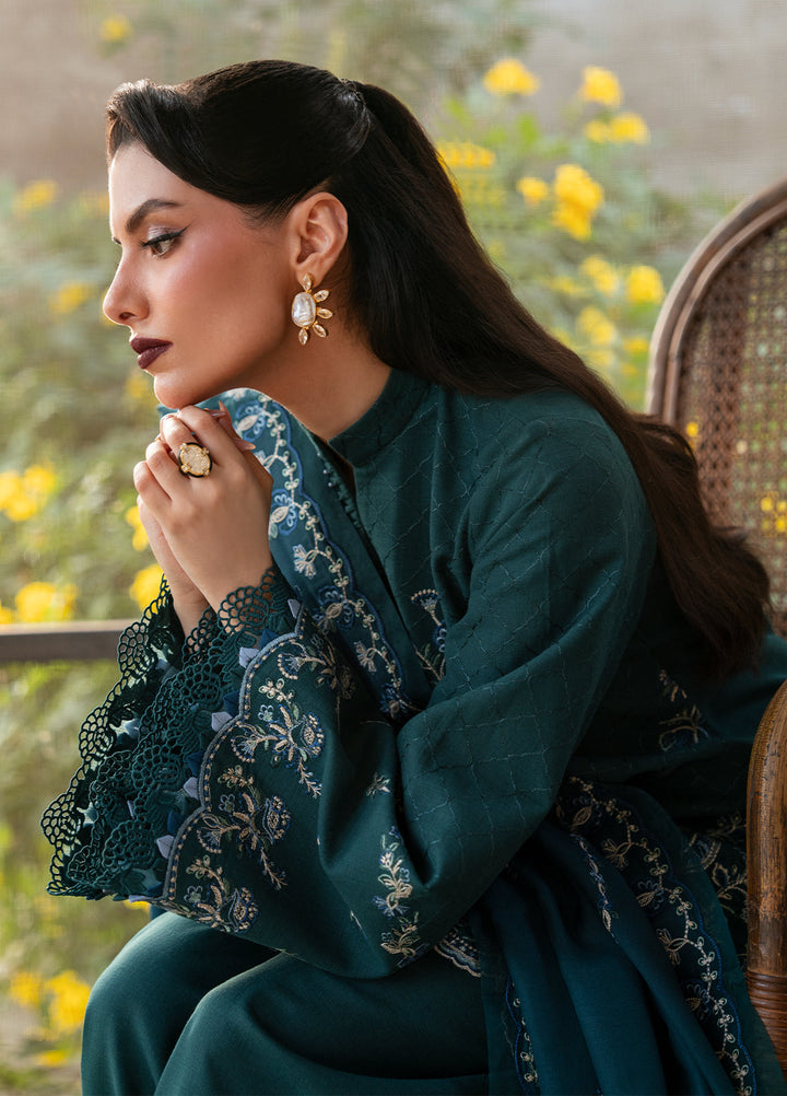Khizaan by Sahane Unstitched Embroidered Cross Hatch 3 Piece Suit Esme Winter Collection