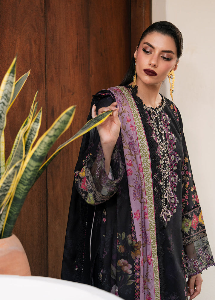Khizaan by Sahane Unstitched Printed Cotton Viscose 3 Piece Suit Melody Winter Collection