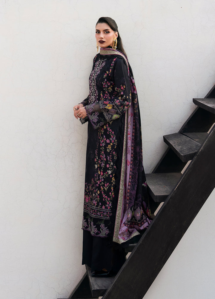 Khizaan by Sahane Unstitched Printed Cotton Viscose 3 Piece Suit Melody Winter Collection