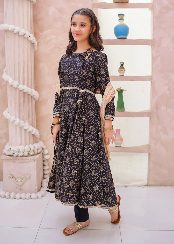 Modest Pret Embroidered cotton 3 Piece Suit Noor e Siyah