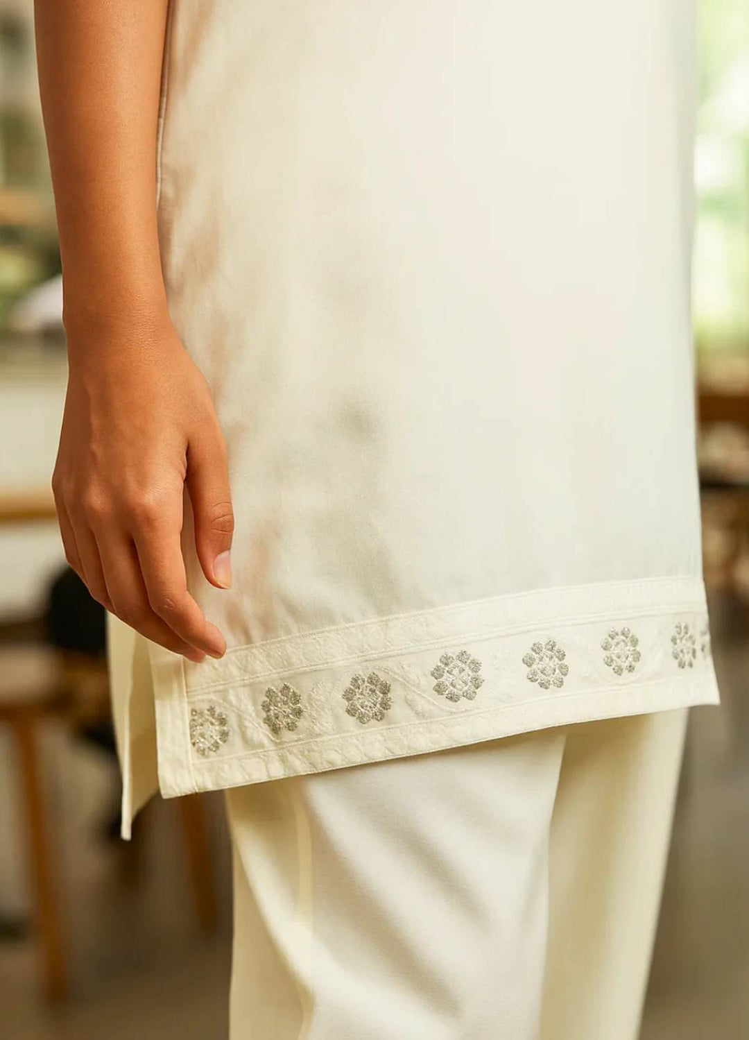 Ayla Studio Pret Embroidered Wash N Wear 2 Piece Suit Chandni