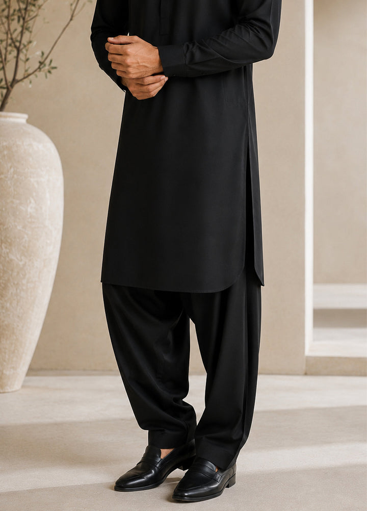 Mazham Pret Plain Wash and Wear Kurta-Shalwar BFCSK-S