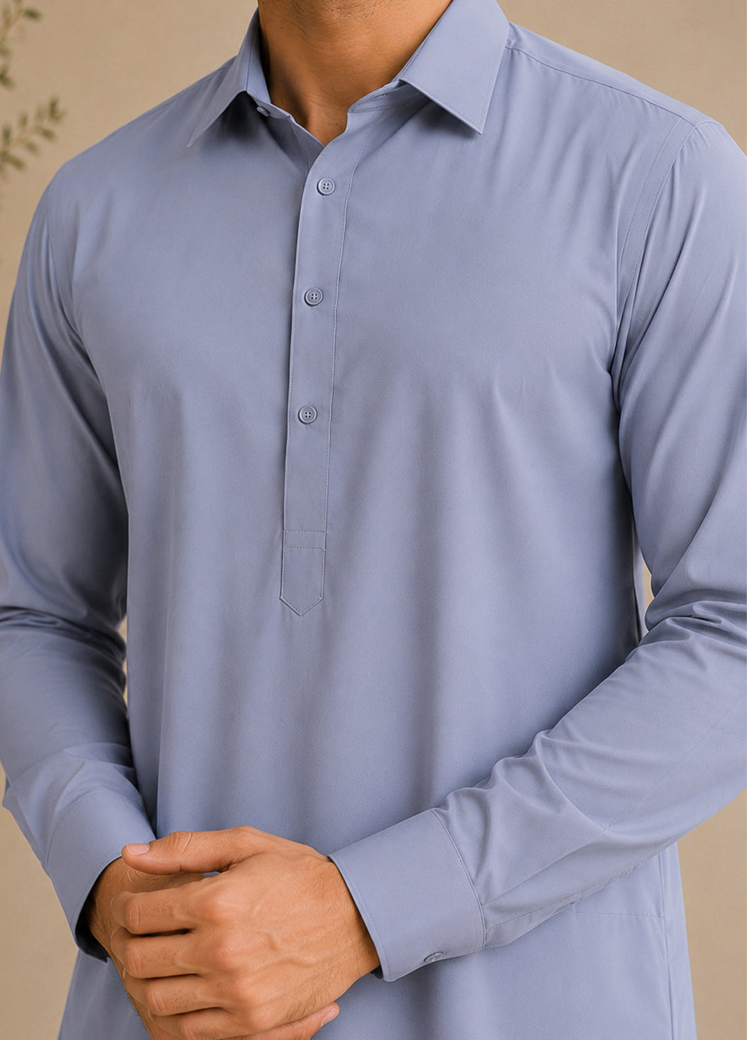 Mazham Pret Plain Wash and Wear Kurta-Shalwar SGFCSK-S