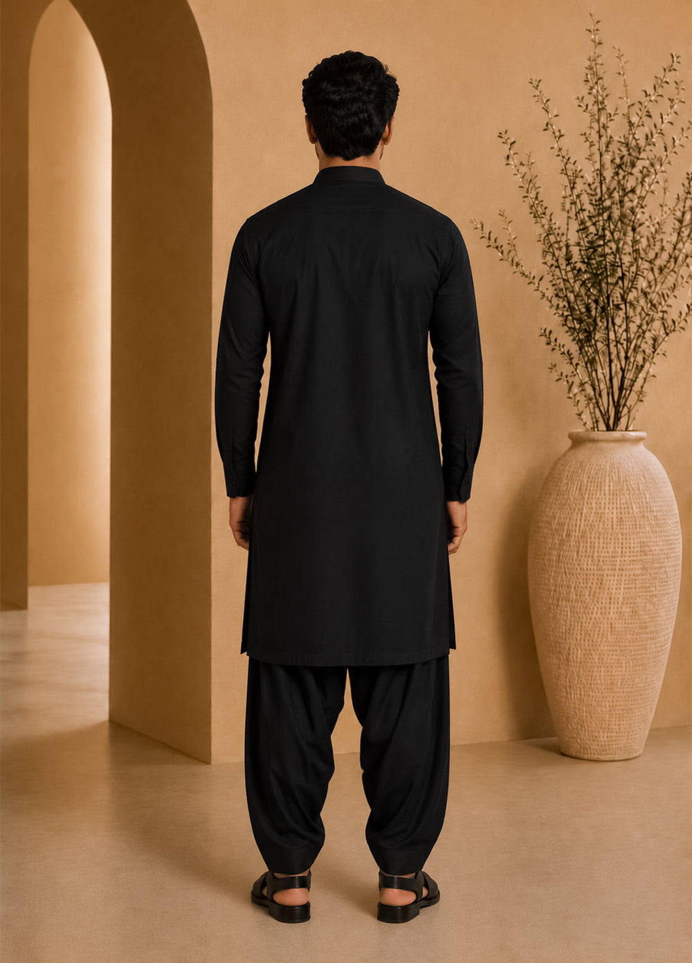 Mazham Pret Plain Cotton Kurta-Shalwar BCSK-S